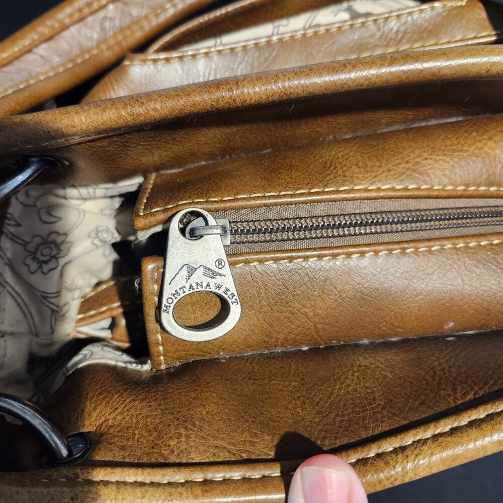 Montana West Purse / Brown and Turquoise - Picture 4 of 13